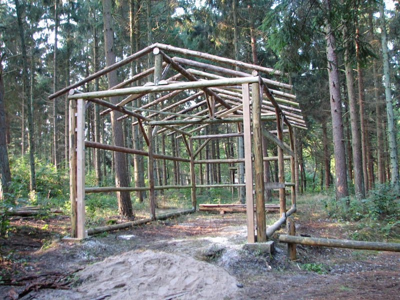 Neubau Schuppen Okt 2005  2